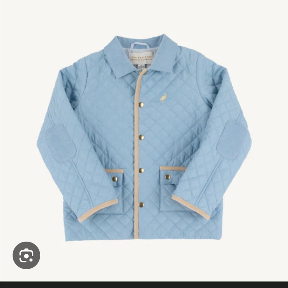New TBBC Beaufort Bonnet Caldwell Quilted Coat jacket boy 10 lar Barrington Blue